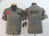 Youth Nike Patriots 12 Tom Brady 2019 Olive Salute To Service Limited Jersey,baseball caps,new era cap wholesale,wholesale hats
